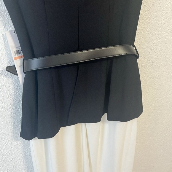 🎉NWT Calvin Klein Crewneck Color-Block Midi Dress - Picture 9 of 12